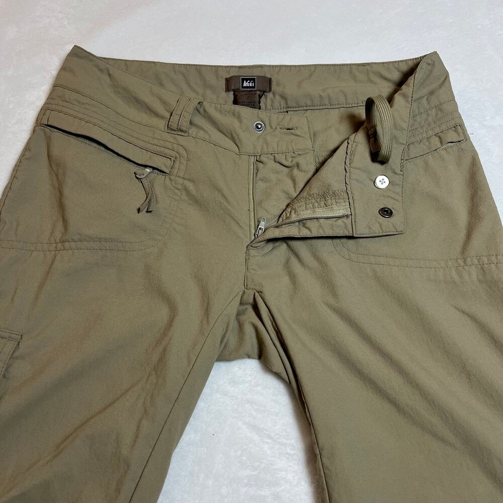 REI Women's Bootcut Nylon Blend Convertible Cargo Pants Size 2 Gorpcore Hiking - Picture 6 of 11